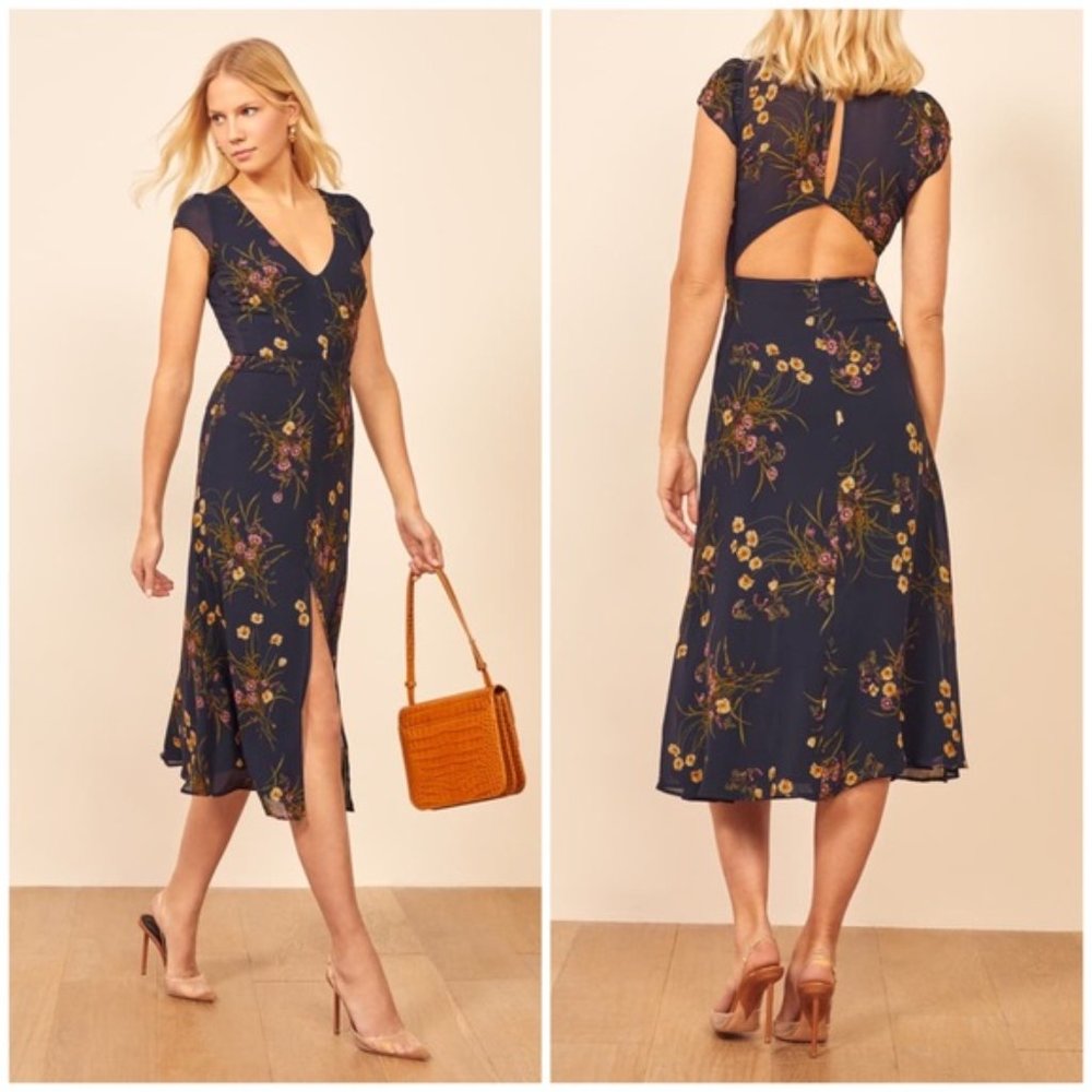 Reformation Wellfleet Dress in mademoiselle size 8